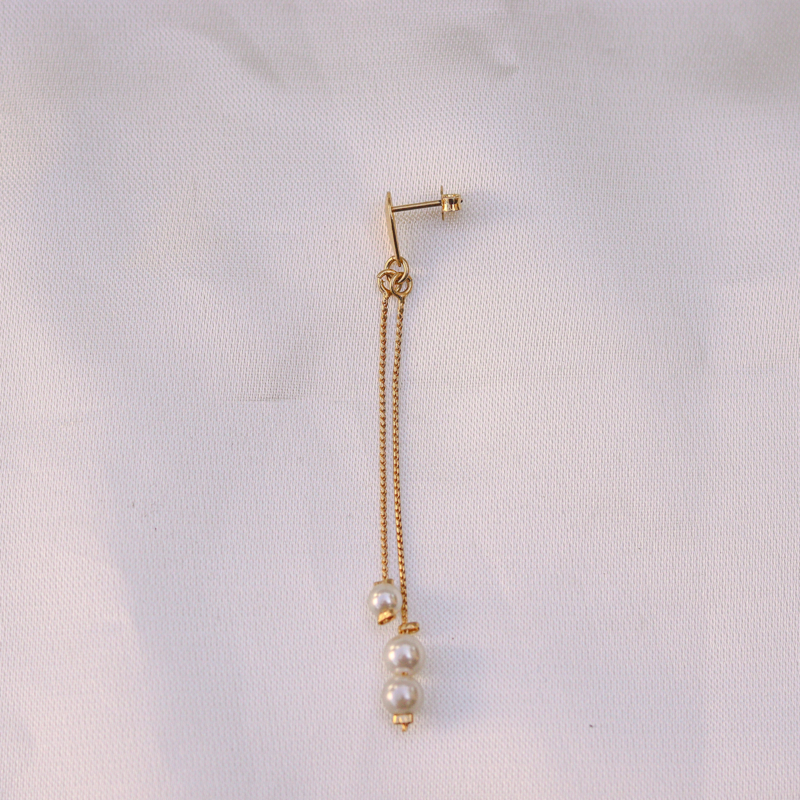 Aro Tapa Colgante con Perlas - Imagen 2